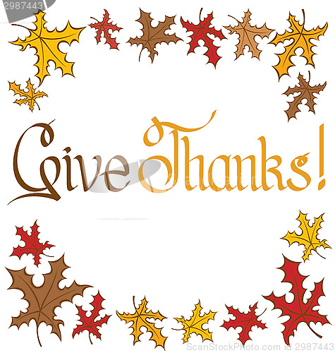 Image of Thanks Giving text