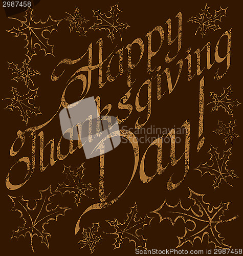 Image of Thanks Giving text