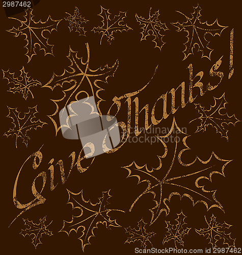 Image of Thanks Giving text