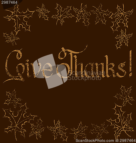 Image of Thanks Giving text