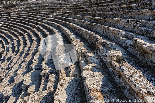 Image of Steps at Ancient theater in Hierapolis