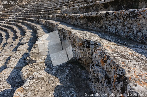 Image of Steps at Ancient theater in Hierapolis