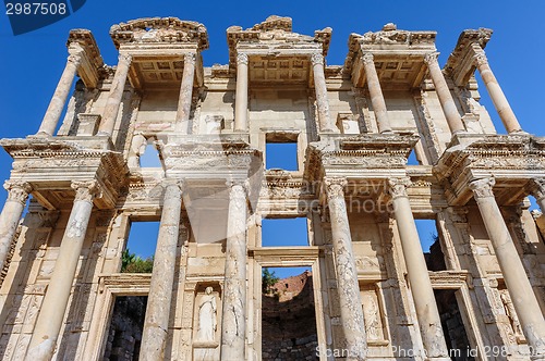 Image of Ancient Celsius Library in Ephesus, Turkey