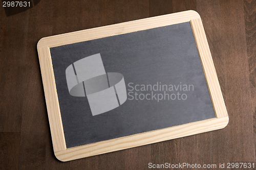 Image of Writing tablet on a brown background