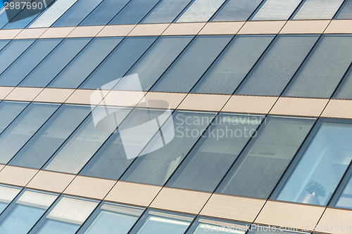 Image of Abstract picture of a modern building