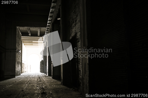 Image of Dark and abandoned place