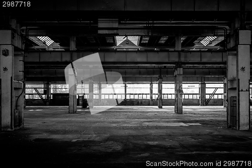 Image of Large industrial hall of a repair station