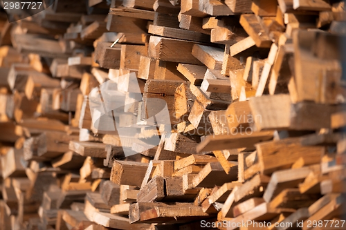 Image of Firewood texture closeup