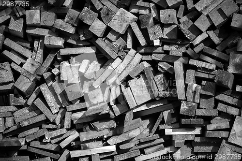 Image of Firewood texture closeup