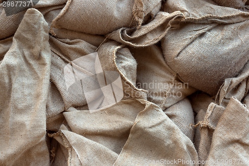 Image of Linen texture closeup