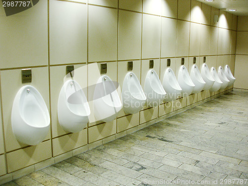 Image of Row of urinals