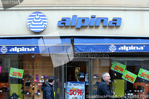 Image of Alpina store shopwindow