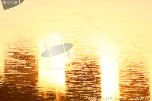 Image of Water reflection of sunlight
