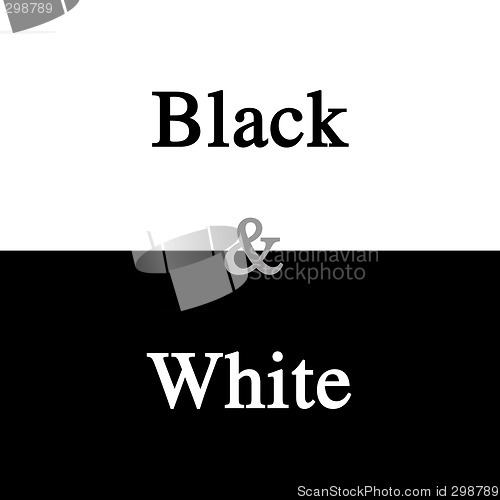 Image of Black and White