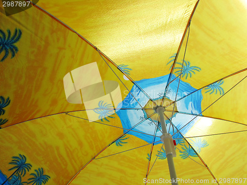 Image of Parasol on beach