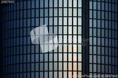 Image of Windows on skyscraper