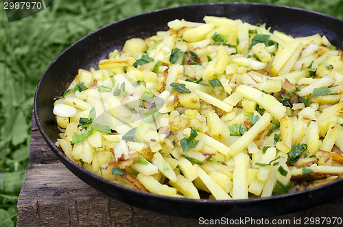 Image of Frying chips