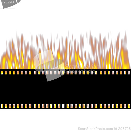 Image of Burning Film Strip