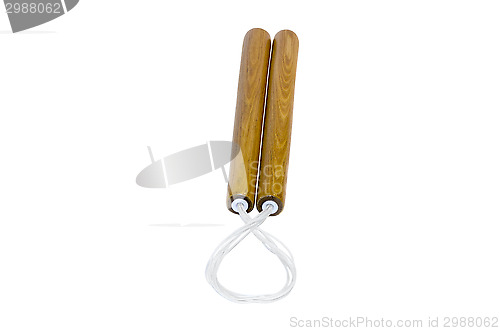 Image of Nunchaku, isolated on white background