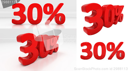 Image of 3D thirty percent