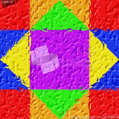 Image of Colorful Diamond Design