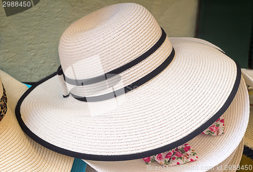 Image of Women's summer hat for sun protection.