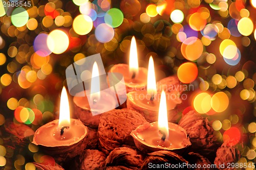 Image of christmas candles