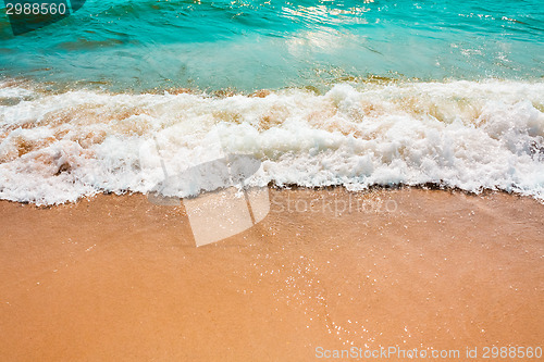 Image of Sand Beach And Wave