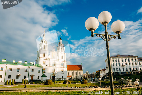 Image of Cathedral of Holy Spirit in Minsk - the main Orthodox church of 