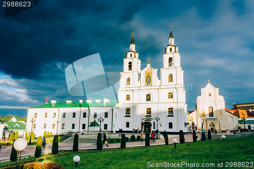Image of Cathedral of Holy Spirit in Minsk - the main Orthodox church of 