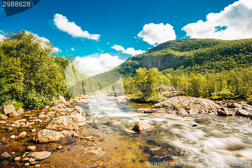 Image of Norway Nature Cold Water Mountain River