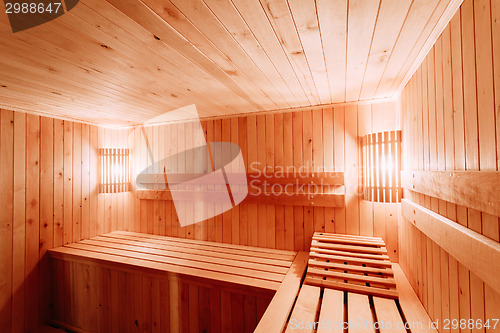 Image of Interior Of The Sauna