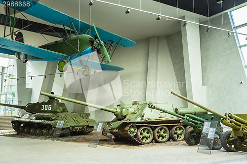 Image of Exposure Of Weapons And Equipment In The Belarusian Museum Of Th