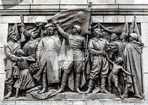 Image of Bas-relief Scenes On The Wall Of The Stele Dedicated To The Memo