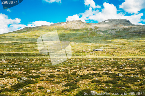 Image of Norway Nature Landscapes, Mountain Under Sunny Blue Sky