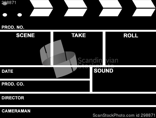 Image of Film Clap Board