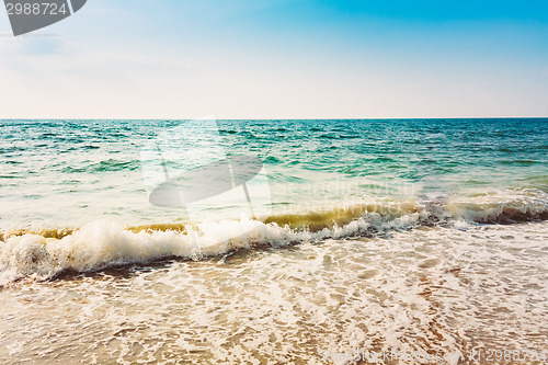 Image of Sand Beach And Wave