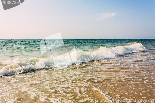 Image of Sand Beach And Wave