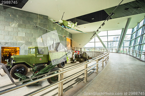 Image of Exposure Of Weapons And Equipment In The Belarusian Museum Of Th