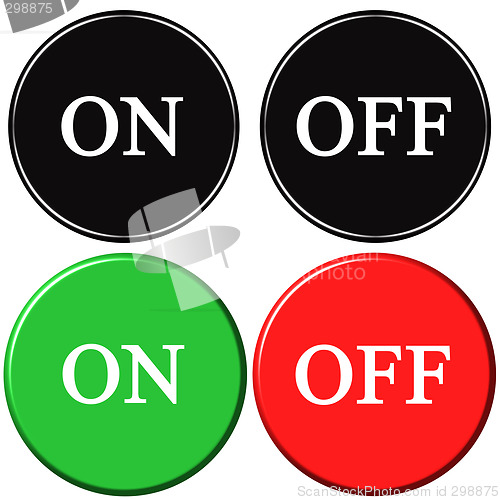 Image of On Off Buttons