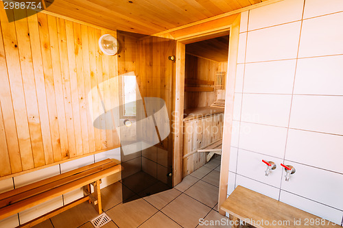 Image of Interior Of The Sauna