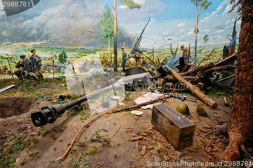 Image of Exposure Of Weapons And Equipment In The Belarusian Museum Of Th