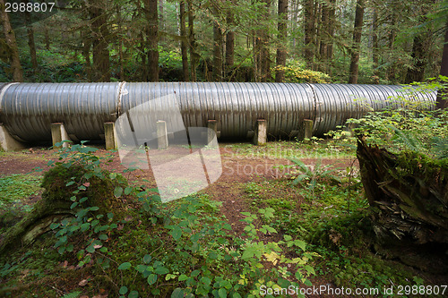 Image of Large Pipeline Industrial Hydroelectric Industry Construction Vi