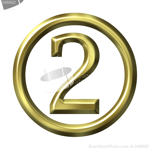 Image of 3D Golden Number 2