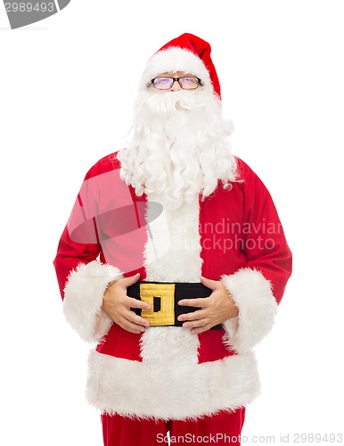 Image of man in costume of santa claus