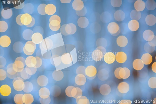 Image of blurred glden lights background