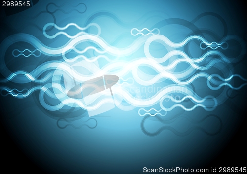 Image of Abstract bright elegant shapes background