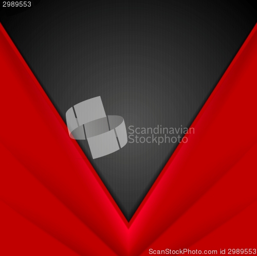 Image of Red and black corporate background