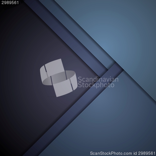 Image of Dark blue corporate tech art
