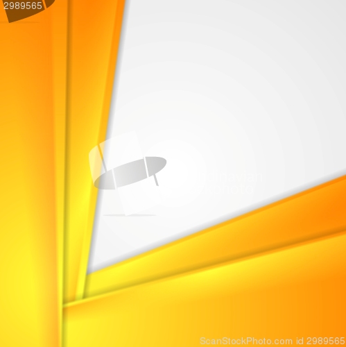 Image of Abstract tech orange vector background